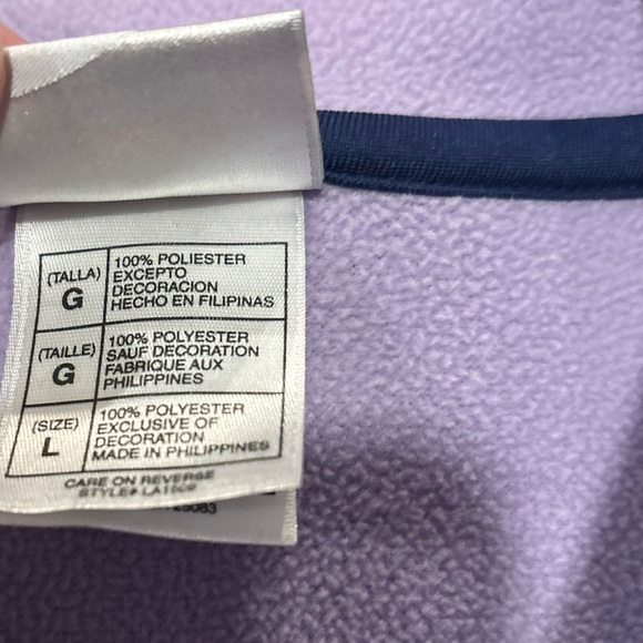 Disney store exclusive Minnie Mouse fleece Pullover L - Picture 4 of 5